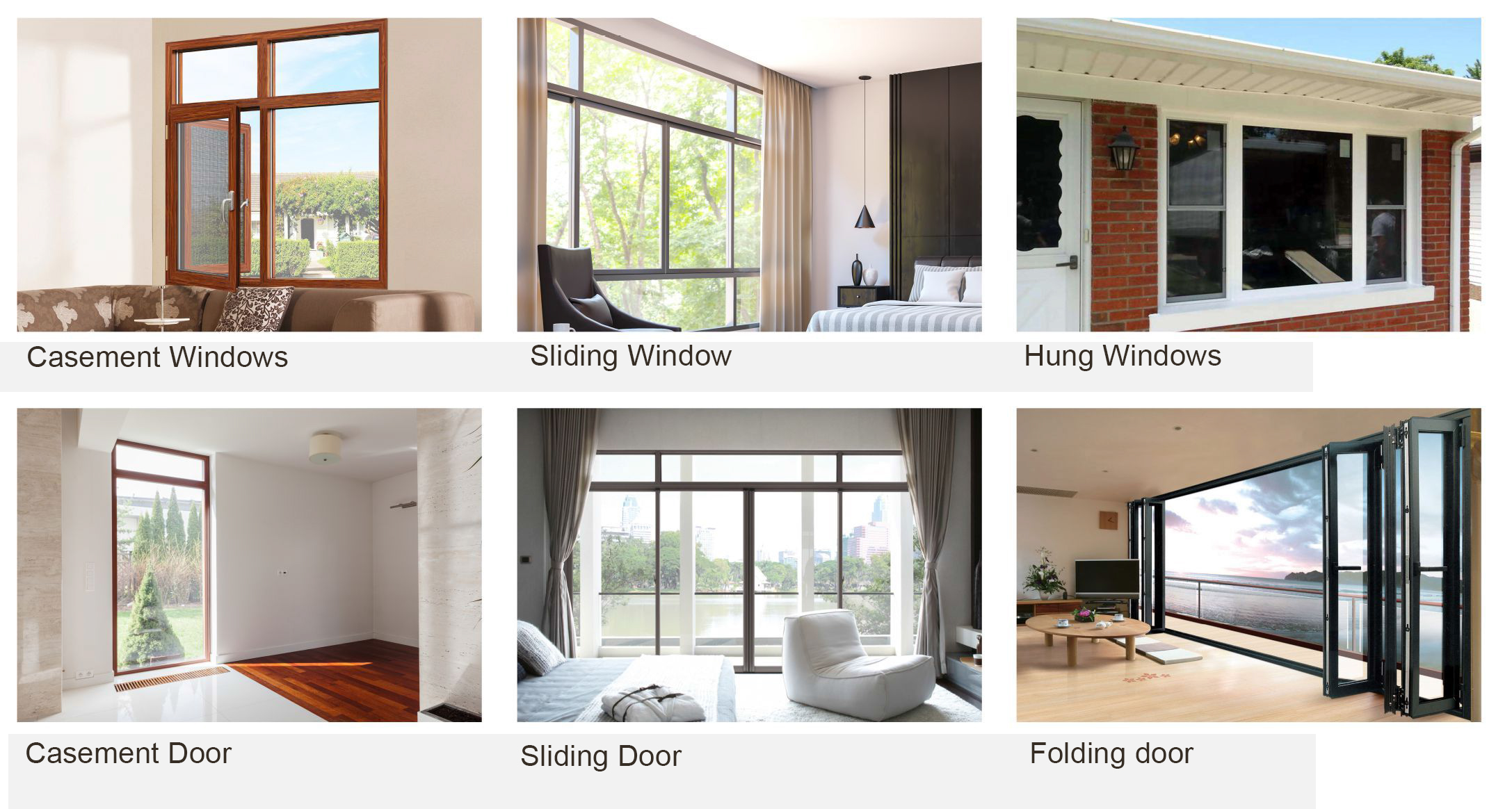 Aluminum Double Glazed Windows