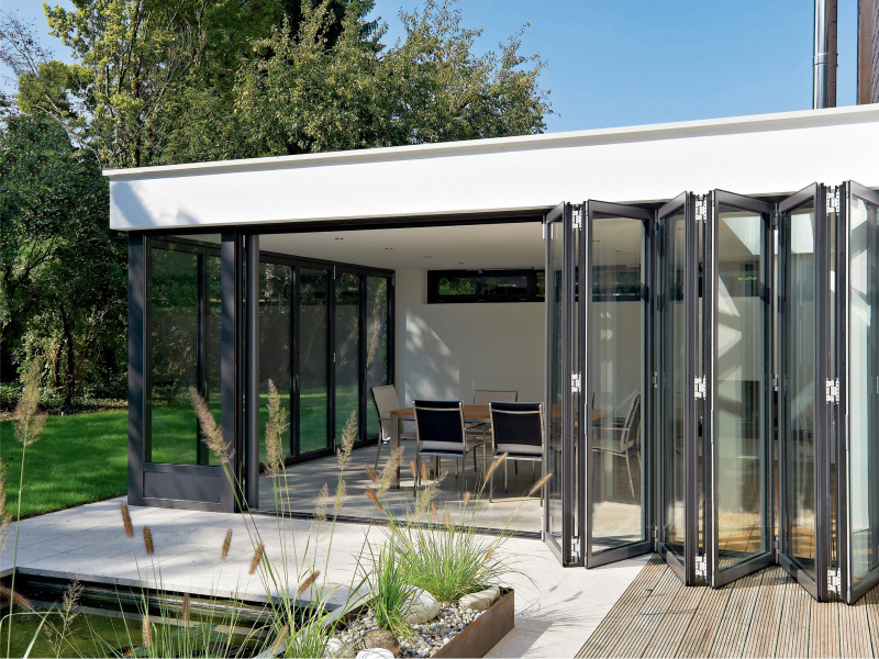 Aluminum Folding Patio Doors