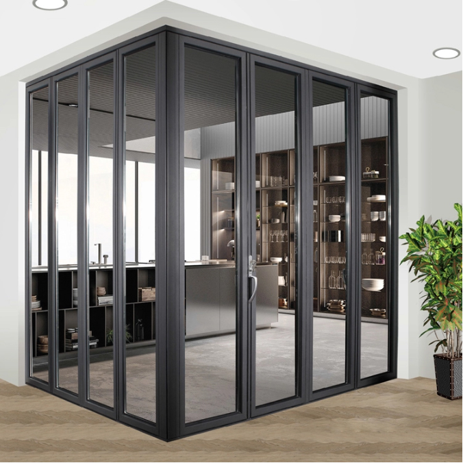 aluminum material door