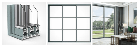 Aluminum Glass Slide Door