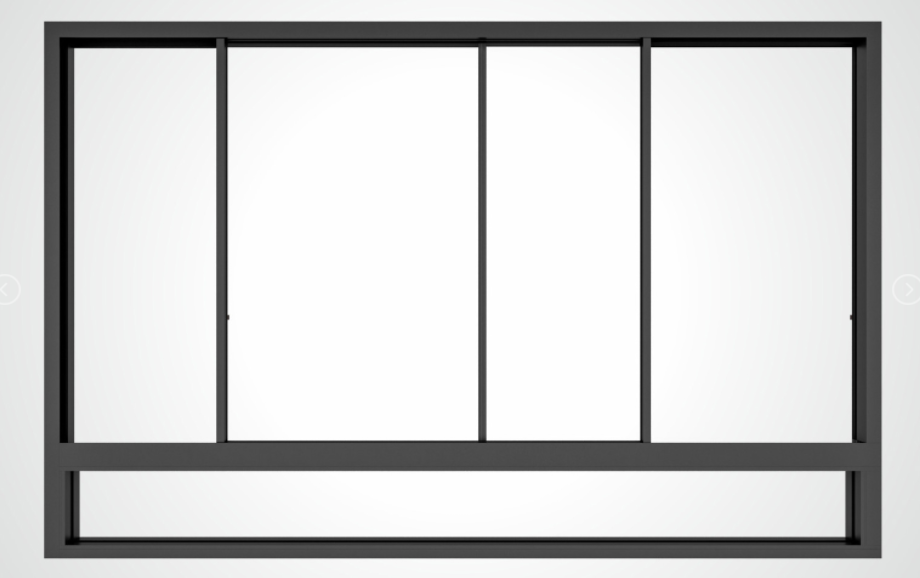 aluminum sliding window